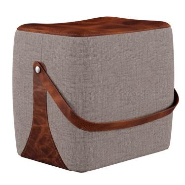 Imagem de Puff Bag Cinza e Marrom