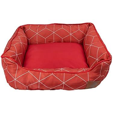 Imagem de Caminha Pet Para Cachorro E Gato Cama Linhas Vermelhas Para Pugs