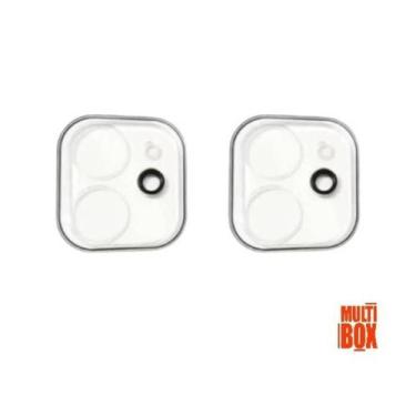 Imagem de Kit 2x Películas 3D Vidro para Proteção de Câmera Traseira Iphone 12 -