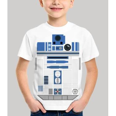 Imagem de Camiseta Adulto ou Infantil Star Wars R2d2 e Bb-8 Droides - Balisarts,
