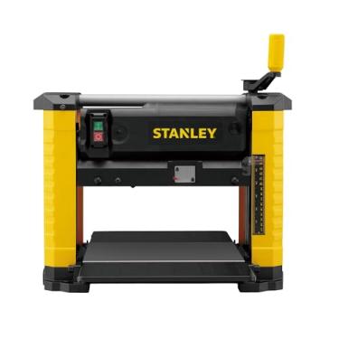 Imagem de Stanley Plaina Desengrossadeira Portátil, Ferramenta Ideal para Marcenaria, Plaina com Motor Potente de 1800W, Modelo STP18 B2 110v