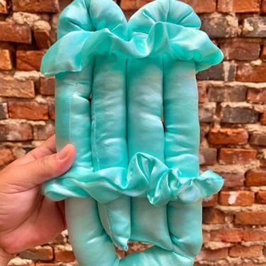Imagem de Heatless curls modelador de cachos cetim - Mania scrunchies, verde
