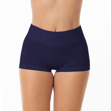 Imagem de Calcinha Cueca Box Feminina Shortinho Zero Costura Modeladora Sem Marc