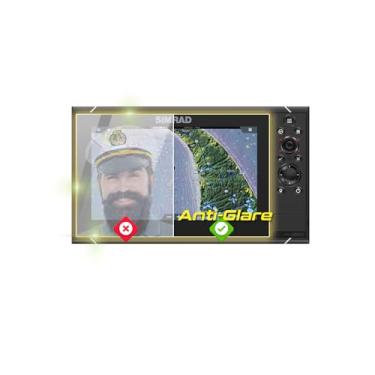 Imagem de IPG Anti-reflexo feito para Simrad NSS9 evo3S 9 polegadas Chartplotter Fishfinder Display Matte Finish Screen Protector Film, perfeito para uso ao ar livre para NSS9evo3S-9
