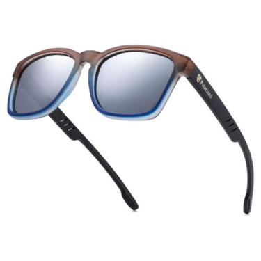 Imagem de Óculos De Sol Polarizado Uv 400 Hu Wood Na Caixa, 3, Prata