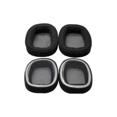 Imagem de Espumas Almofadas Para Logitech G433 G230 G233 G332 G Pro (Preto Tecido Mesh)