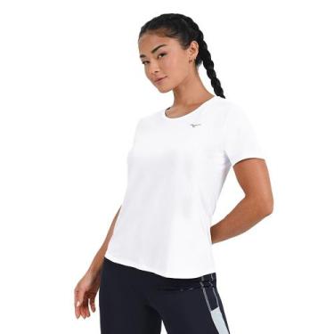 Imagem de Camiseta de Corrida Feminina Mizuno Pro Uv, Branco, G
