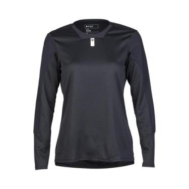 Imagem de Camisa Fox Defend Ls Feminino, 3, Preto, XS