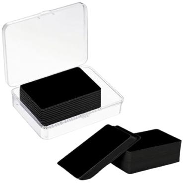 Imagem de Origin-Joy 60 cartões NFC regraváveis, cartão NFC NTAG215, etiquetas de etiquetagem em branco de 504 bytes, compatível com TagMo, Amiibo, celulares e dispositivos habilitados para NFC (preto)