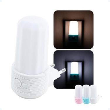 Imagem de Luminária Led Moderna Lâmpada Parede Infantil Tomada Bivolt - Hxt, Bra