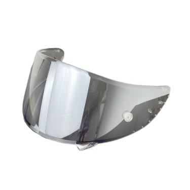 Imagem de Protetor de capacete X14 para SHOEI Z7 CWR1 RF1200 Xspirit NXR viseira de alta resistência proteção solar corte UV Visera Casco Moto acessórios (Revo prata transparente dia e noite)