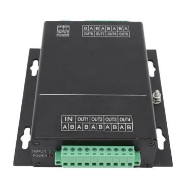 Imagem de Luocute Multiplexador de Tampão de Distribuidores NMEA918S, 1 Em 8 Fora de Alumínio Selado Splitter de Alojamento para Iate de Barco, Suporta Transmissão de Dados de Alta Velocidade
