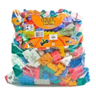 Imagem de Crie E Brink Gb096A Blocos De Montar Infantil 504 Peças
