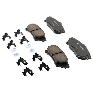Imagem de ACDelco Professional 17D1391CHF1 Kit de pastilhas de freio a disco traseiro de cerâmica com molas e clipes