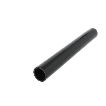 Imagem de I33T Tubo de silicone automotivo, ID 2,25" (57 mm) mangueira de silicone de acoplador reto, mangueira universal de refrigeração de radiador de alta temperatura de 3 camadas 1,6FT (0,5 m) (preto)