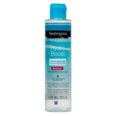 Imagem de Água Micelar Bifásica Demaquilante Neutrogena Hydro Boost, 200ml
