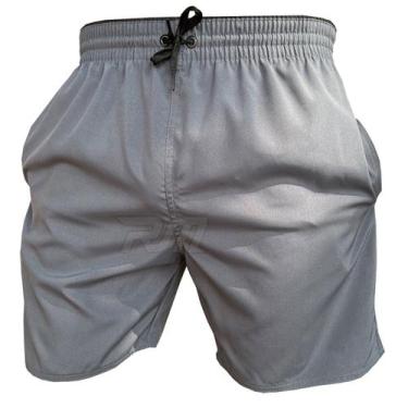 Imagem de Short Dryfit Corrida Academia Secagem Rapida - RM Fabricacao, M, Cinza