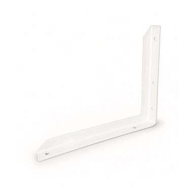 Imagem de Kit 2 Suportes Cantoneira em L para Pia 40 x 22 cm Branco - NV465L - B