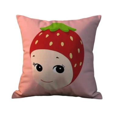 Imagem de Capa De Almofada De Sofá De Pelúcia Macia Com Estampa Dupla Face De De