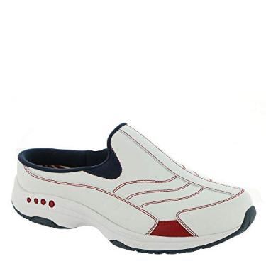 Imagem de Easy Spirit Traveltime515 Mule feminino, Branco/Vermelho, 6 Wide