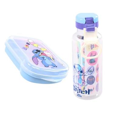 Imagem de Kit Garrafa Stitch e Sanduicheira Infantil Voltas às Aulas - Plasutil