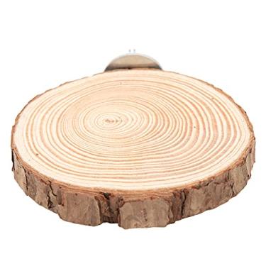 Imagem de Aves Plataforma Redonda Plataforma de Madeira Playground para Papagaios de Gaiola Mordendo de pé (8-10)