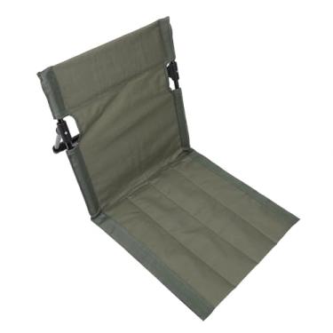 Imagem de Cadeira de Praia Ajustável, Design Leve Compacto, Pano Oxford Respirável, Dobrável Portátil para Camping, Pesca, Piquenique e Muito Mais, Suporte para Trás (Verde)