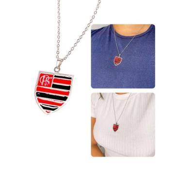 Imagem de Colar Cordão Corrente 55Cm Feminino Masculino Pingente Time - Visujoia