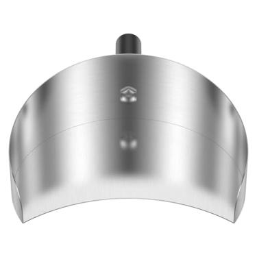 Imagem de Panela vertical de aço inoxidável, apanhadora de carne, fácil de usar, resistente ao calor, aplicação versátil, pá portátil resistente para kebab para churrasqueira Shawarma Gyro Doner Kebab