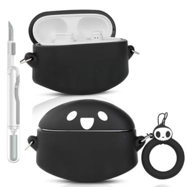 Imagem de Capa para fones de ouvido Beats Studio Buds/Buds Plus | Capa protetora de carregamento de silicone | com kit de limpeza e mosquetão | Design de pele de vários estilos | Capa para meninos meninas