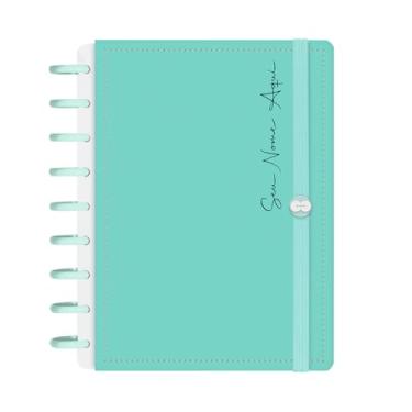 Imagem de Caderno De Disco Iscool Inteligente 140 Folhas Personalizado Solid Colors Verde Oceano M+
