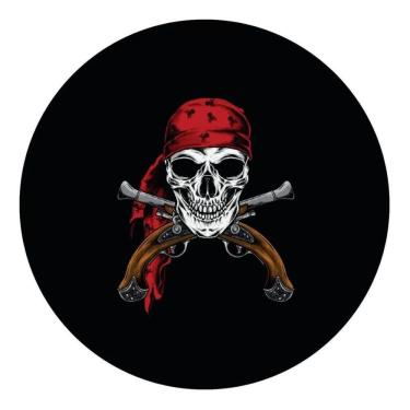 Imagem de Apa De Estepe Ecosport Aircross Crossfox Caveira Bandana