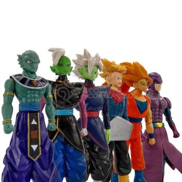 Imagem de Kit 6 Bonecos Dragon Ball Super Goku Ssj3, Zamasu