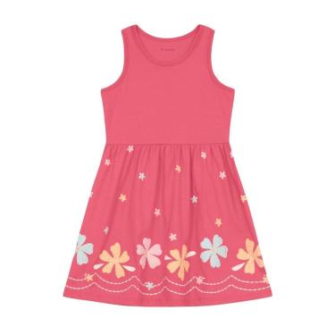 Imagem de Vestido infantil menina floral com glitter Brandili-Feminino