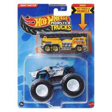 Imagem de Car Hot Wheels Monster Truck Plus Car Night Shifter Jcg38