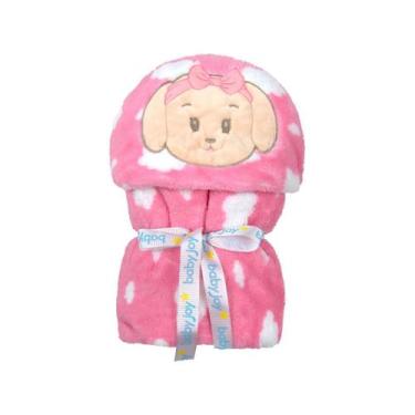Imagem de MANTA SOFT BEBE MICROFIBRA BABY JOY cor: nuvem rosa - INCOMFRAL, nuvem