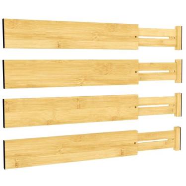 Imagem de Divisórias de Gaveta BAMEOS 42-56 cm 7,6 cm Conjunto com 4