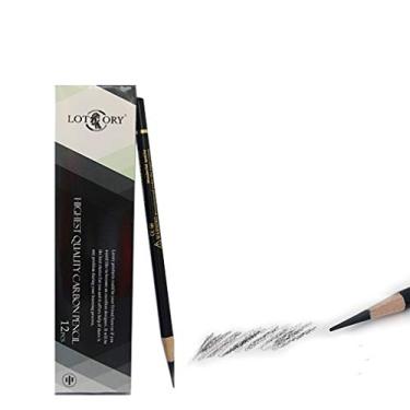 Imagem de Lápis neutro de desenho profissional, pacote com 12, adequado para artistas e artistas