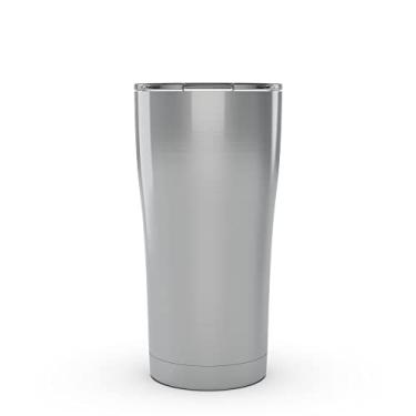 Imagem de Tervis Copo de viagem Legacy revestido em pó de aço inoxidável com parede tripla mantém as bebidas frias e quentes, 590 ml, aço inoxidável, 1 unidade (pacote com 1)