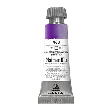 Imagem de MAIMERI BLU Tinta Aquarela Profissional Bisnaga 12ml, Violeta Azulado Permanente