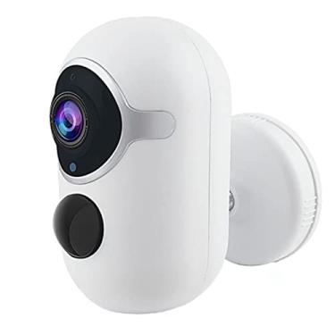 Imagem de Câmera doméstica de segurança, 1080p 2.4G WiFi Smart Indoor Nanny IP Cam com visão noturna, áudio de 2 vias, detecção de movimento, aplicativo de telefone, Pet Cat Dog Cam