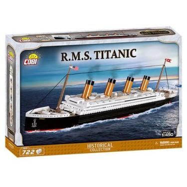 Imagem de Navio R.M.S. Titanic - Blocos De Montar 722 Peças - Cobi