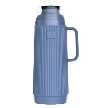 Imagem de Garrafa Térmica Termolar Mundial 1L Rosca Azul