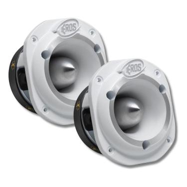 Imagem de Kit 2 Super Tweeter Eros ETA 44 Trio Branco 300 Watts RMS 8 Ohms
