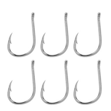 Imagem de Anzol de Pesca de Aço Inoxidável Resistente Anzol de Pesca de Arame Farpado de Aço Inoxidável Resistente (8)