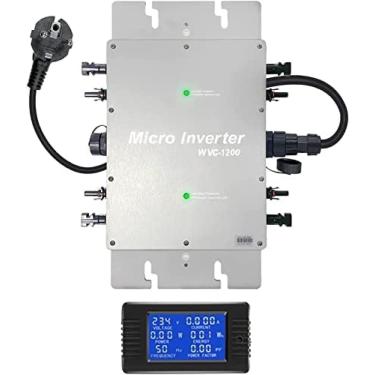Imagem de Microinversor Solar Grid Tie 1200W Inversor À Prova D'água Microinversor Solar, IP65 MPPT DC28-50V PV Entrada AC180-260V Saída Para Painel Solar 30V 36V Micro Inversor Grid Tie,Serene16