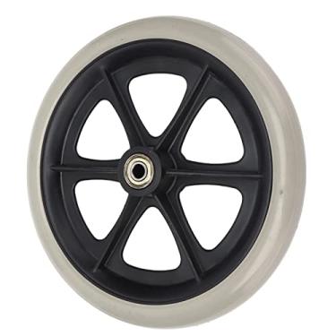 Imagem de Rodas de Cadeira de Rodas de 8 Polegadas, Rodas Pu Walker, Acessórios de Substituição para Rodas Elétricas, Cadeiras de Rodas Elétricas