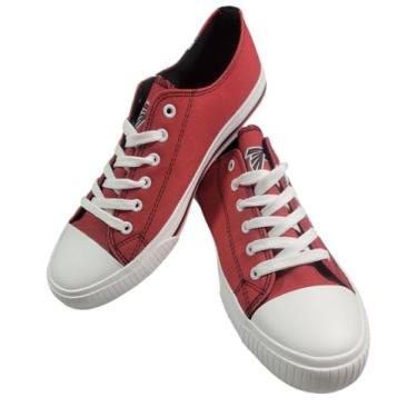 Imagem de FOCO Tênis masculino NFL Team Big Logo cano baixo lona, Atlanta Falcons, 7