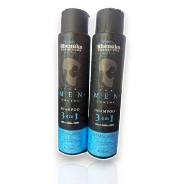 Imagem de Shampoo For Men 3 Em 1 400ml - Rhenuks Cosmeticos