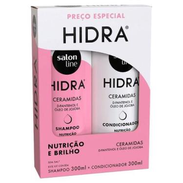 Imagem de Kit Com Shampoo + Condicionador Salon Line Hidra Ceramidas 300ml